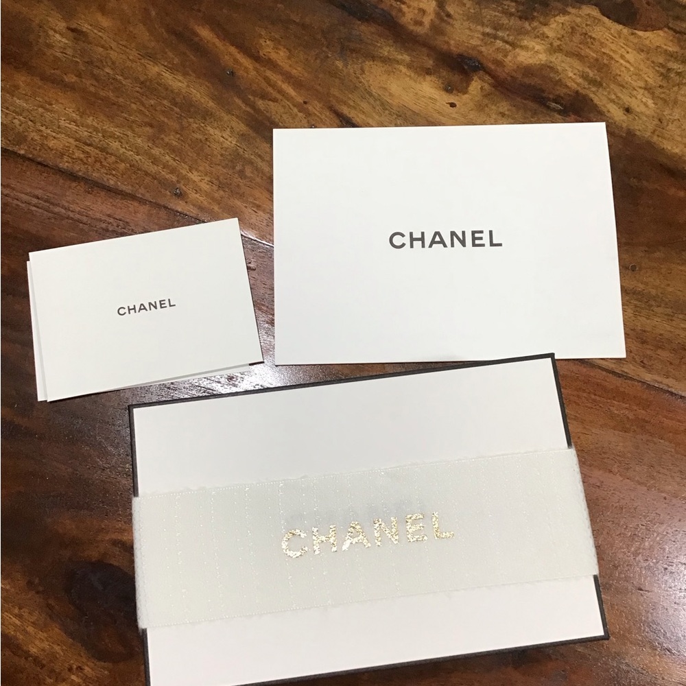 Chanel White Gift Box Set